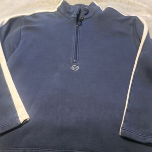 Nike Men's Vi Tage  Navy Zip-Up Sweatshirt